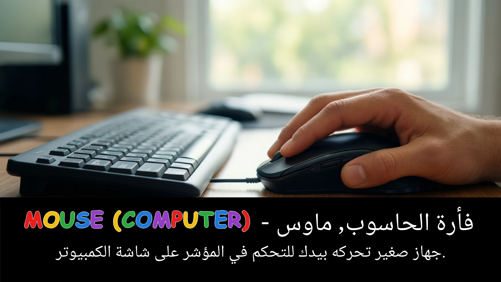 Arabic Illustration for mouse (computer)